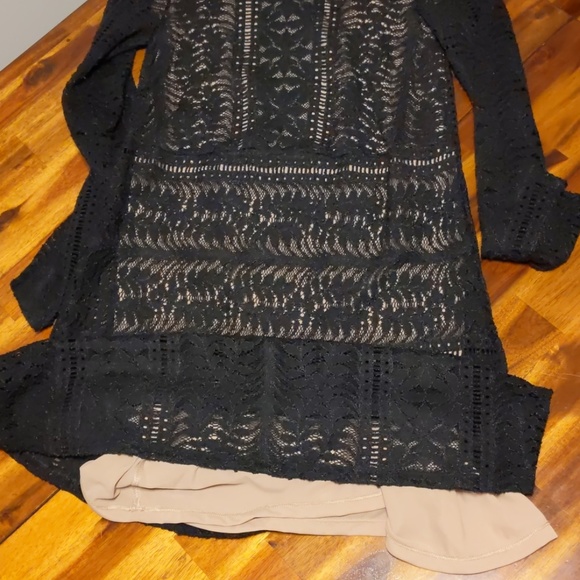 NWOT Bcbgmaxazria Long Sleeve Lace Dress - Picture 4 of 6